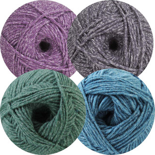 Herrschners Worsted 8 Heathers Yarn Pack - Variant Image Twilight