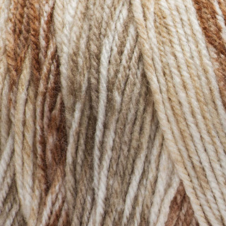 Red Heart Super Saver Bitty Stripes Yarn - Variant Image Rattan