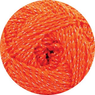 Herrschners Worsted 8 Baby Sparkle Yarn - Variant Image Tiger Lily