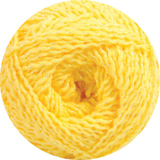 Herrschners Worsted 8 Baby Sparkle Yarn - Variant Image Dandelion