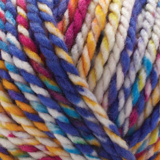 Premier Jumbo Seed Stitch Scarf Knit Kit - Variant Image Good Vibes