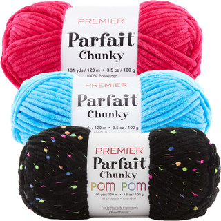 Premier Chunky Pom Pom Yarn Pack - Variant Image Neon Nights