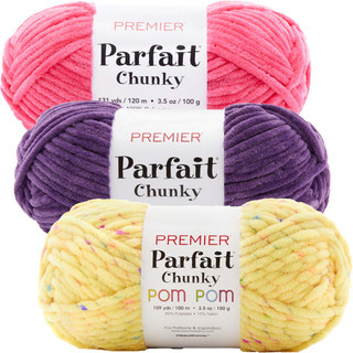 Premier Chunky Pom Pom Yarn Pack - Variant Image Incandescent