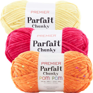 Premier Chunky Pom Pom Yarn Pack - Variant Image Citrus Burst