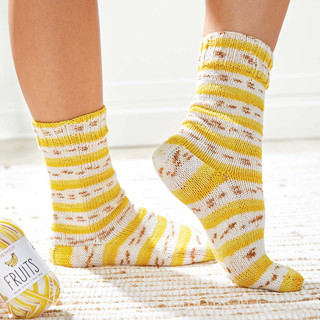 Premier Fruit Socks Knit Kit - Variant Image Banana