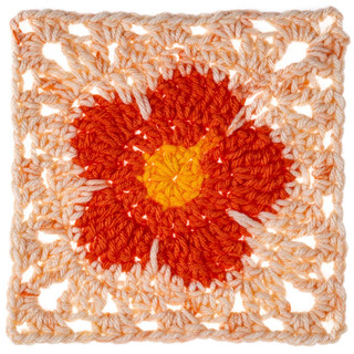 Red Heart All-in-One Flower Power Yarn - Variant Image Rosy Disposition