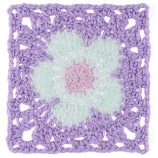Red Heart All-in-One Flower Power Yarn - Variant Image Wisteria