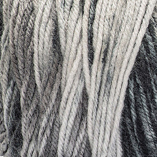 Red Heart Super Saver Bitty Stripes Yarn - Variant Image Newsprint