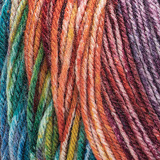 Red Heart Super Saver Bitty Stripes-Bag of 2 Yarn Pack - Variant Image Crayon Box
