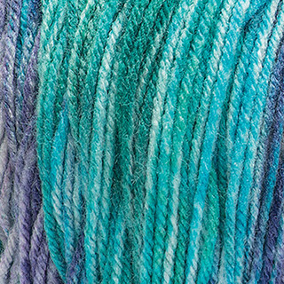 Red Heart Super Saver Bitty Stripes-Bag of 2 Yarn Pack - Variant Image Mermaid