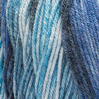 Red Heart Super Saver Bitty Stripes-Bag of 2 Yarn Pack - Variant Image Horizon