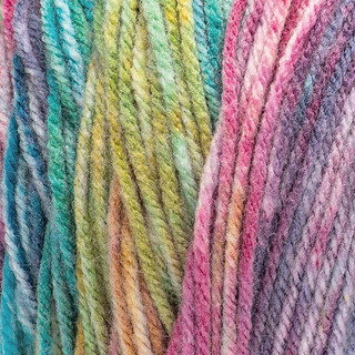 Red Heart Super Saver Bitty Stripes-Bag of 2 Yarn Pack - Variant Image Unicorn Mane