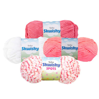 Soho Skwishy Spots Yarn Pack - Variant Image Rosy Rapture
