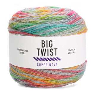 Big Twist Super Nova Yarn - Variant Image Rainbow Meteorite