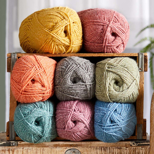Herrschners Worsted 8 Heathers Palette Yarn Pack Herrschners Worsted 8 Heathers Palette Yarn Pack