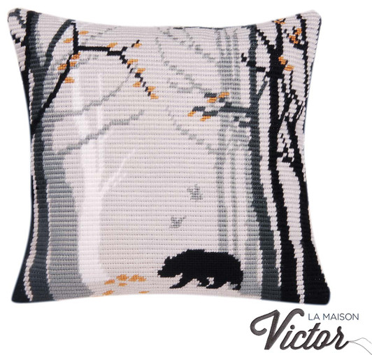 Vervaco Bruno Pillow Cover Needlepoint Kit Vervaco Bruno Pillow Cover Needlepoint Kit