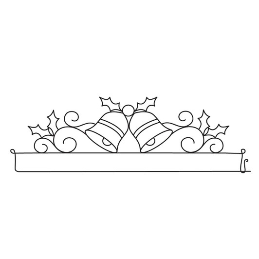 Herrschners Christmas Bells Decorative Hanger