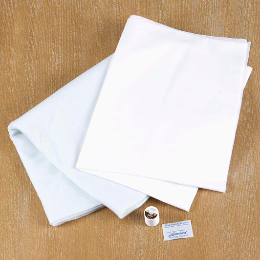 Lap Quilt or Wall Hanging White Finishing Kit Accessory Lap Quilt or Wall Hanging White Finishing Kit Accessory