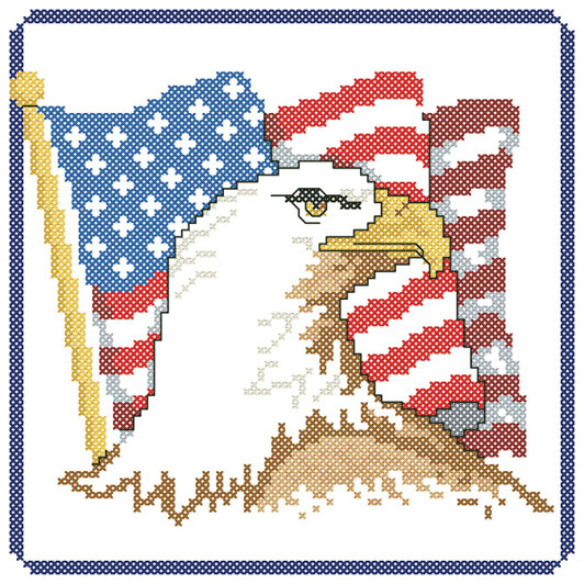 Patriotic Pride Quilt Blocks Thread Kit