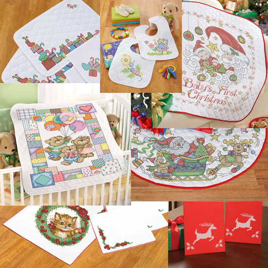 Herrschners Stamped Surprise Package - Giant Assortment