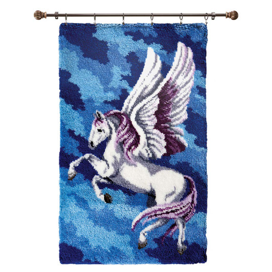 Herrschners Majestic in Flight Kit & Hanger Latch Hook Kit Herrschners Majestic in Flight Kit & Hanger Latch Hook Kit