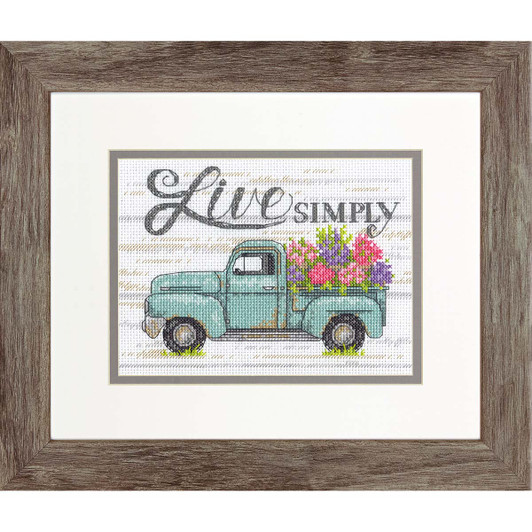 Dimensions Flower Truck Counted Cross-Stitch Kit Dimensions Flower Truck Counted Cross-Stitch Kit