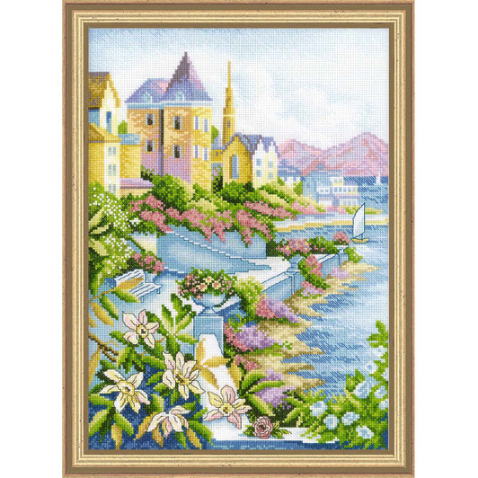 RTO Town by the Sea Counted Cross-Stitch Kit RTO Town by the Sea Counted Cross-Stitch Kit