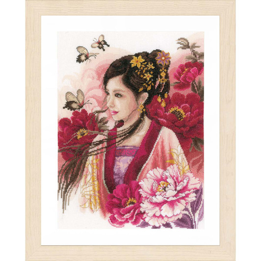 Lanarte Kiku Counted Cross-Stitch Kit Lanarte Kiku Counted Cross-Stitch Kit