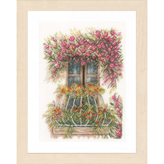 Lanarte Summer Blush Counted Cross-Stitch Kit Lanarte Summer Blush Counted Cross-Stitch Kit
