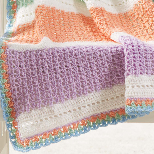 Herrschners Lollipops Baby Blanket Crochet Kit Herrschners Lollipops Baby Blanket Crochet Kit