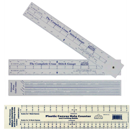 Cottage Mills Cross Stitch Gauge & Hole Counter Accessory