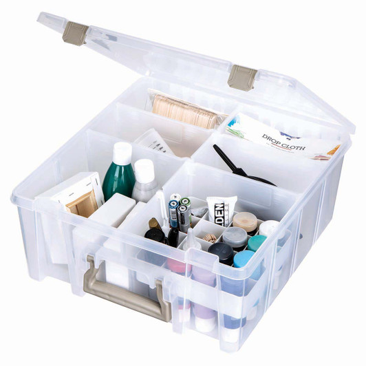 ArtBin Super Satchel Double Deep Box with Accessory Tray ArtBin Super Satchel Double Deep Box with Accessory Tray