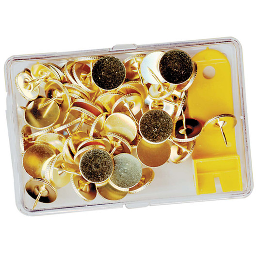 Brass Thumbtacks & Remover Accessory