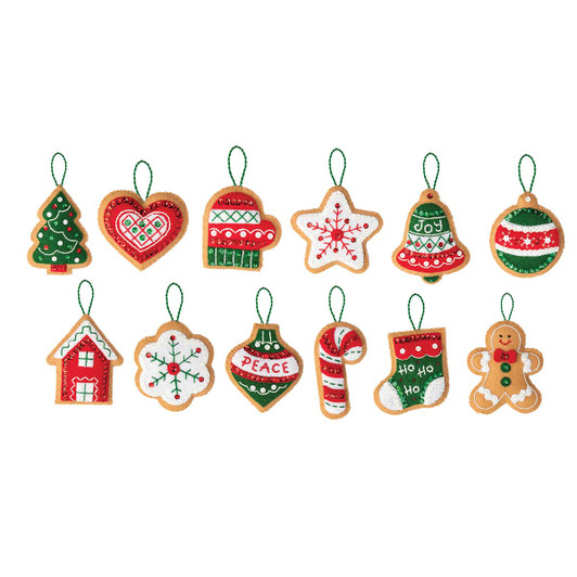 Bucilla Gingerbread Santa Felt & Sequin Kit Bucilla Gingerbread Santa Felt & Sequin Kit
