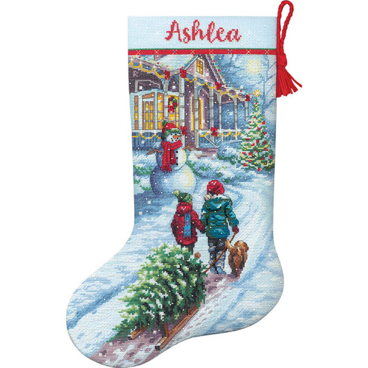 Dimensions Christmas Tradition Stocking Counted Cross-Stitch Kit Dimensions Christmas Tradition Stocking Counted Cross-Stitch Kit
