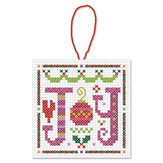 Herrschners Jolly Mini Ornaments Counted Cross-Stitch Kit Herrschners Jolly Mini Ornaments Counted Cross-Stitch Kit
