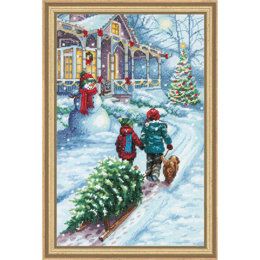 Dimensions Christmas Tradition Counted Cross-Stitch Kit Dimensions Christmas Tradition Counted Cross-Stitch Kit