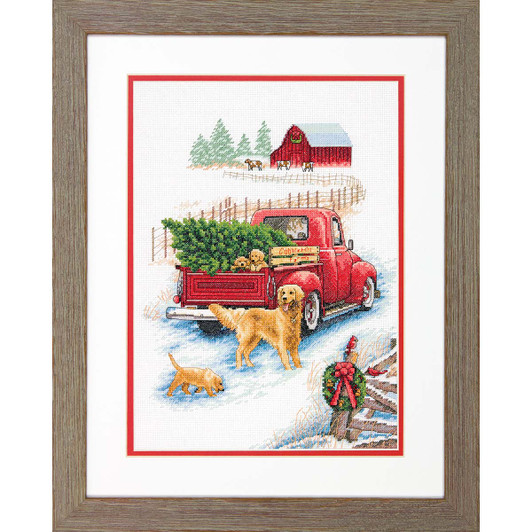 Dimensions Winter Ride Counted Cross-Stitch Kit Dimensions Winter Ride Counted Cross-Stitch Kit
