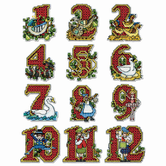 Design Works Twelve Days Counted Cross-Stitch Kit
