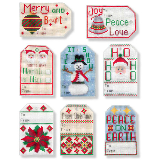 Herrschners Season of Giving Gift Tags Counted Cross-Stitch Kit Herrschners Season of Giving Gift Tags Counted Cross-Stitch Kit
