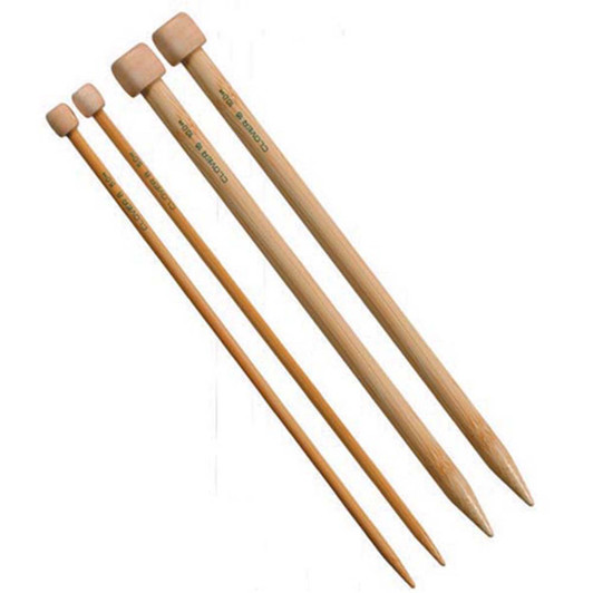 Clover 9" Takumi Bamboo Single Point Knitting Needles Clover 9" Takumi Bamboo Single Point Knitting Needles