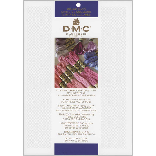 DMC Needlework Thread Color Card DMC Needlework Thread Color Card