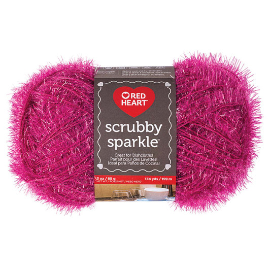 Red Heart Scrubby Sparkle Yarn