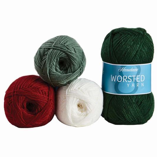 Herrschners Worsted 8 Christmas Yarn Pack Herrschners Worsted 8 Christmas Yarn Pack