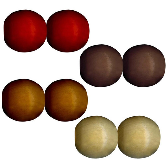 Pepperell Crafts 32mm Round Wood Bead Tool