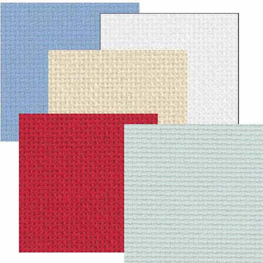 Zweigart 18-Ct. Aida Cloth - 18 x 21" Needlework Fabric Zweigart 18-Ct. Aida Cloth - 18 x 21" Needlework Fabric