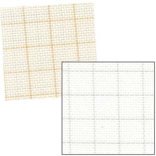 Zweigart 14-Ct. Gridded Fabric-1 Yd X 43" Needlework Fabric Zweigart 14-Ct. Gridded Fabric-1 Yd X 43" Needlework Fabric