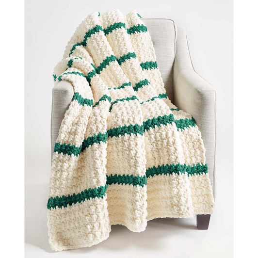 Bernat Basket Weave Blanket Crochet Kit
