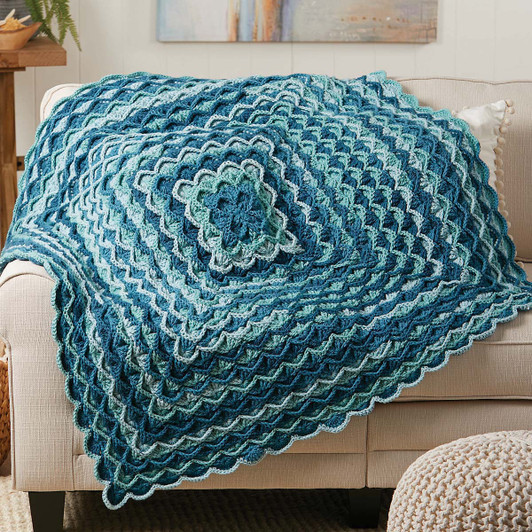Herrschners Gradient Waves Crochet Kit Herrschners Gradient Waves Crochet Kit