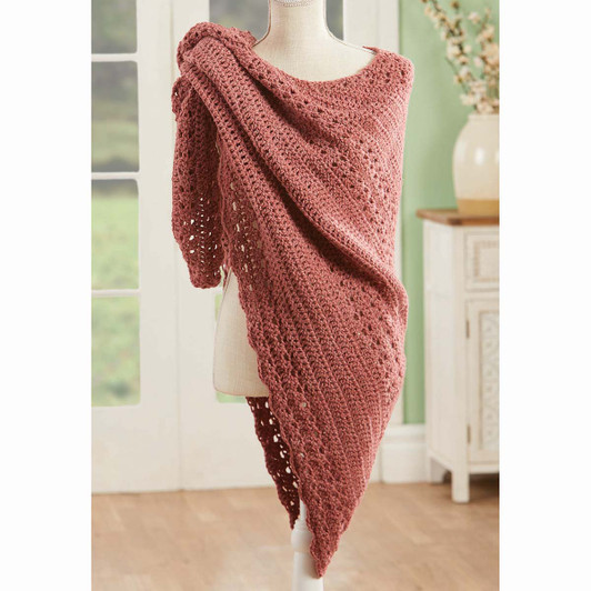 Herrschners Heather Shawl Crochet Yarn Kit Herrschners Heather Shawl Crochet Yarn Kit